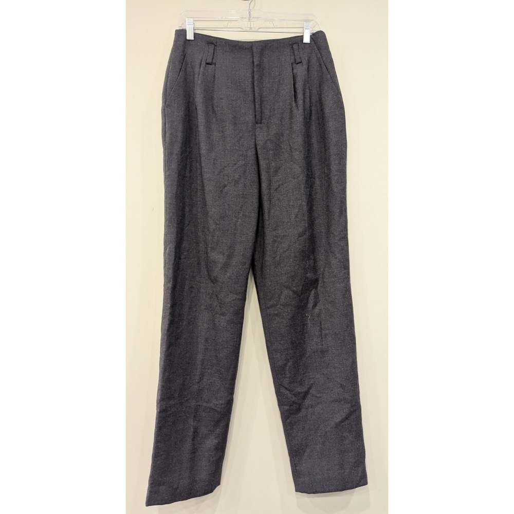Sundance Catalog Grey 100% Wool Dress Pants Size 8